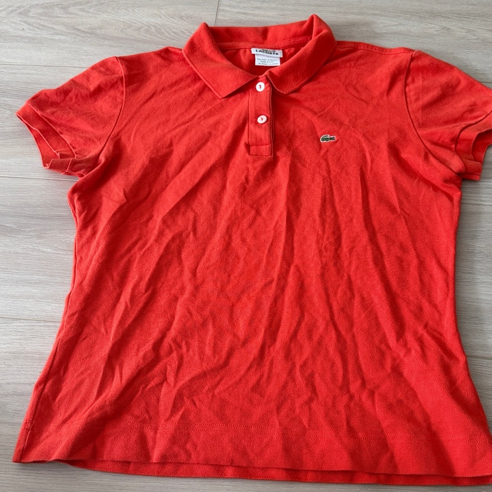 Lacoste Orange Polo